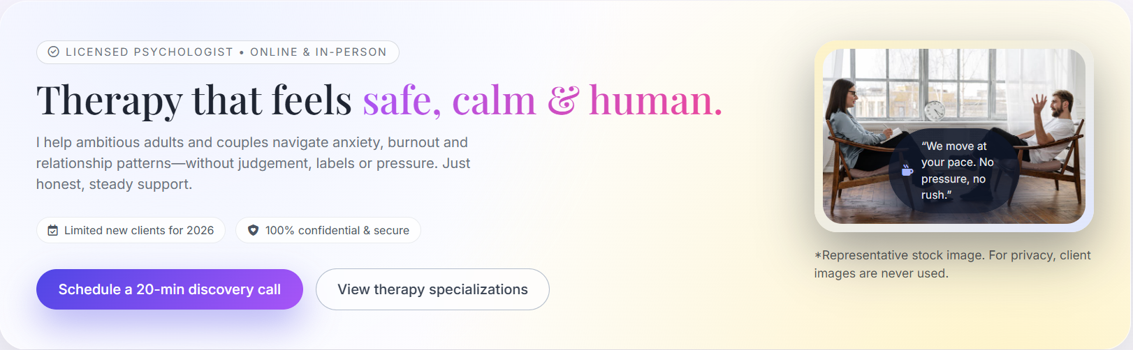 therapist website